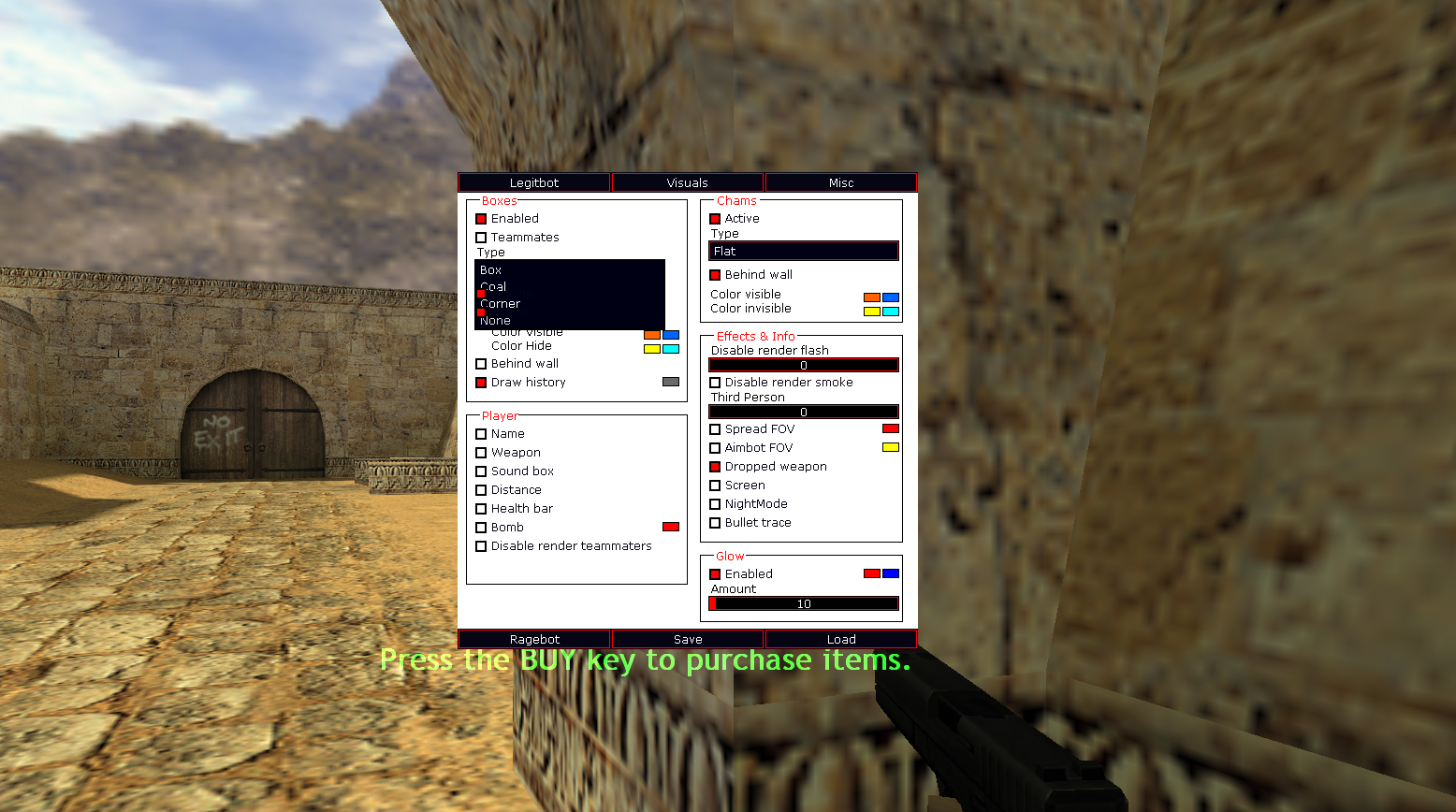 Dopamine - Legit/Rage CS 1.6 Cheat [steam_legacy]